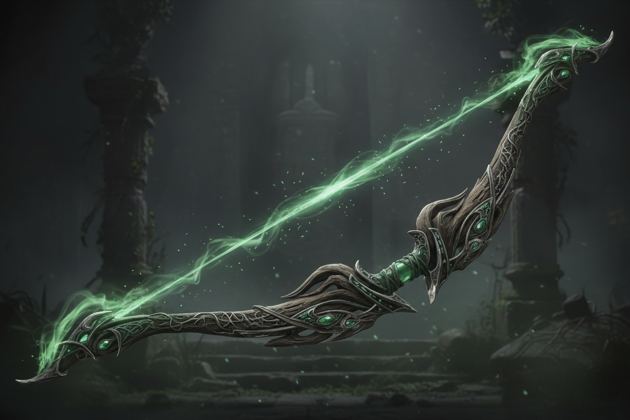 Cung Thợ Săn Tinh Linh (Elf Hunter's Bow) phong cách dark soul